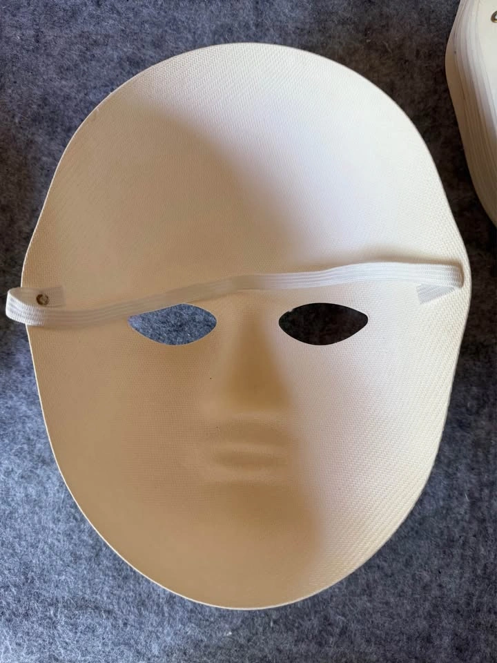 5x Blank White Masks - DIY Paintable Face Masks - photo 4