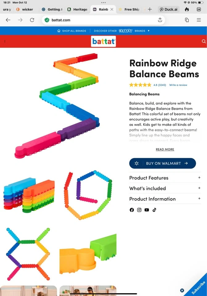 Battat Rainbow Balance Beam [KANATA] - photo 2