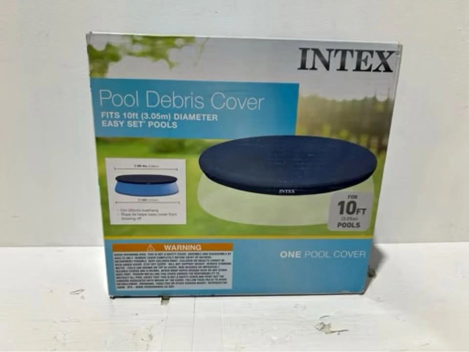 INTEX 10ft Pool Debris Cover w/ Rope Tie - New