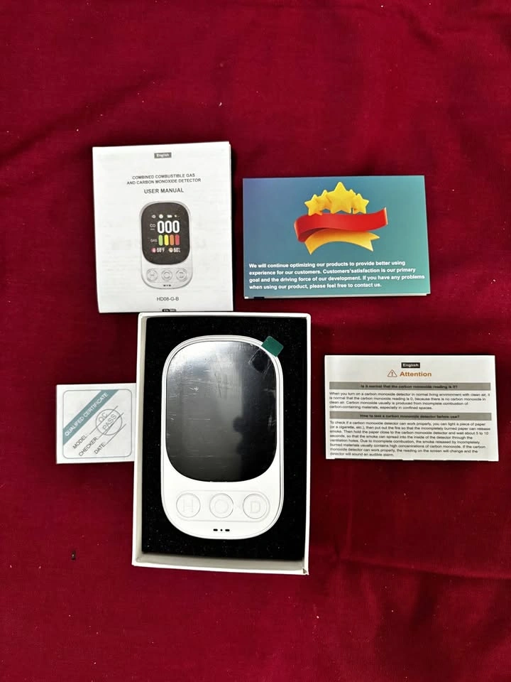 Gas + CO Alarm HD08-G-B w/ Display - New