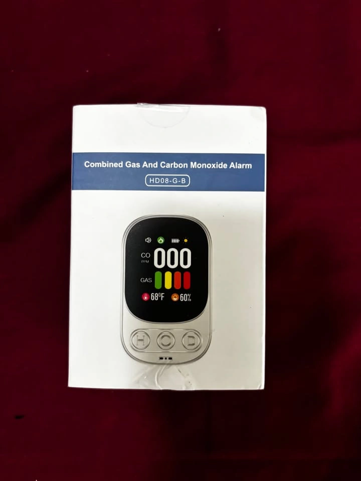 Gas + CO Alarm HD08-G-B w/ Display - New - photo 2