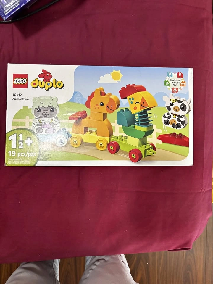 LEGO DUPLO 10412 Animal Train - 19pc w/ Box Like New