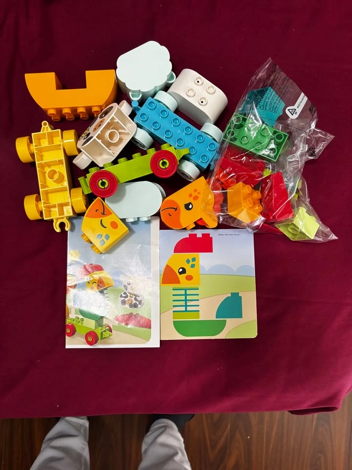 LEGO DUPLO 10412 Animal Train - 19pc w/ Box Like New - photo 2