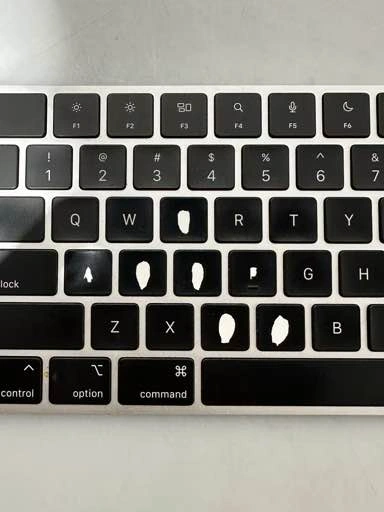 Apple Magic Keyboard A2520 Black - Used, Worn Key Legends - photo 2