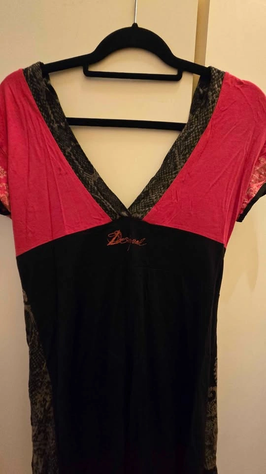 FABULOUS Spanish Brand Desigual Dress V Neck A Line Medium - photo 3