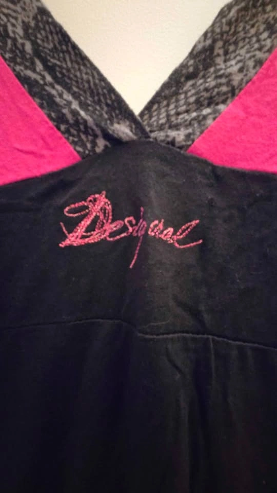FABULOUS Spanish Brand Desigual Dress V Neck A Line Medium - photo 5