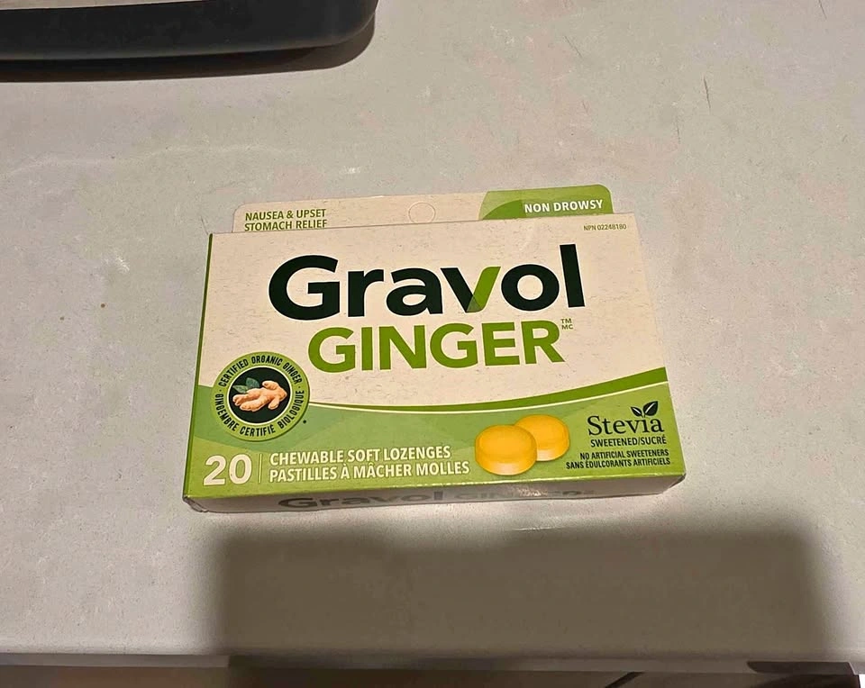 Gravol Ginger Chewable Soft Lozenges