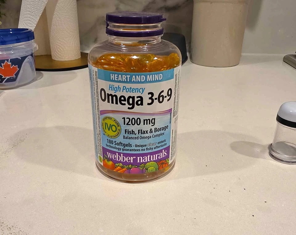 Webber Naturals Omega 3-6-9 1200 mg 180 Softgels