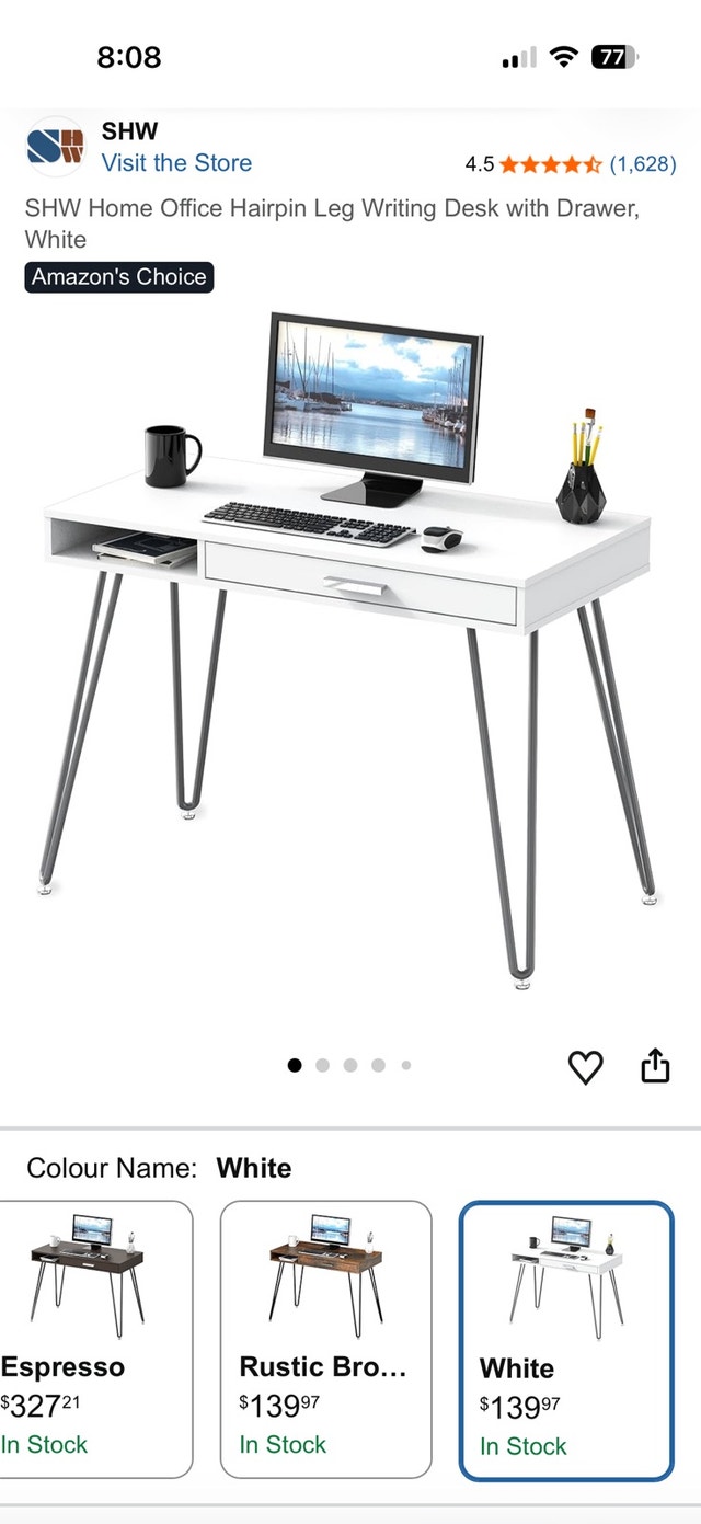 Beautiful minimalist desk - photo 2