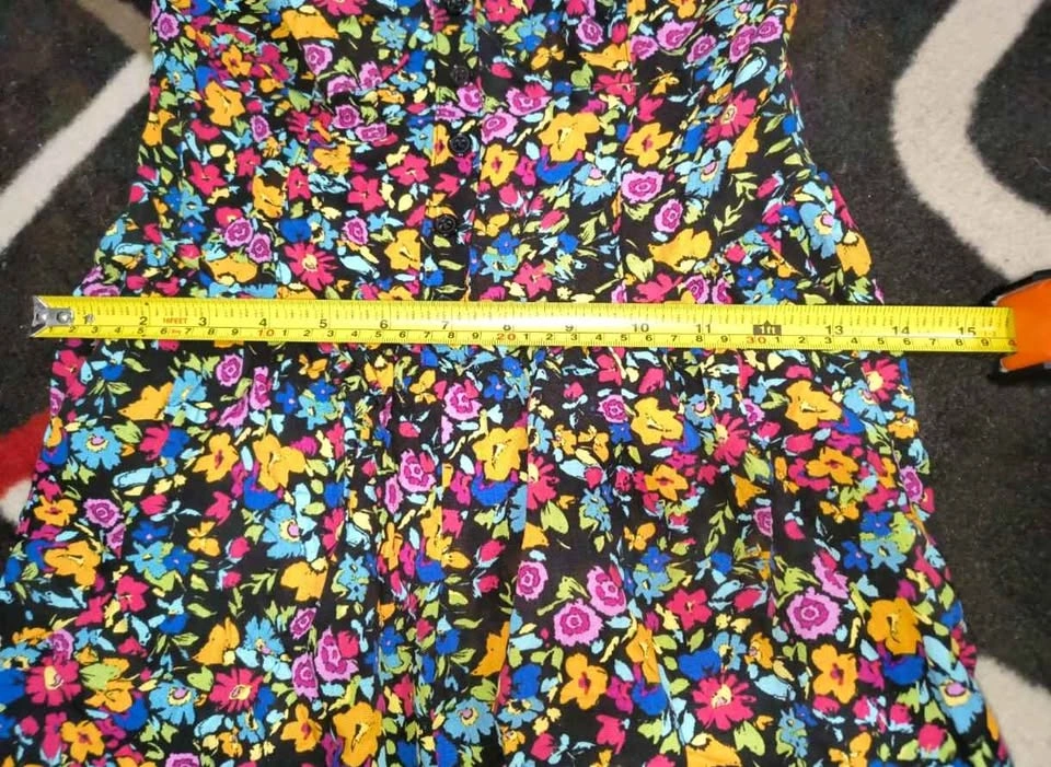 Wild Fable Colorful Floral and Black Romper Small 2 Items - photo 2