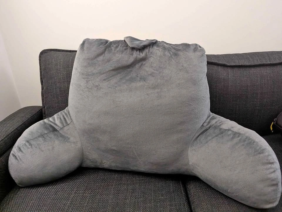 Walmart Grey Bed Rest Pillow