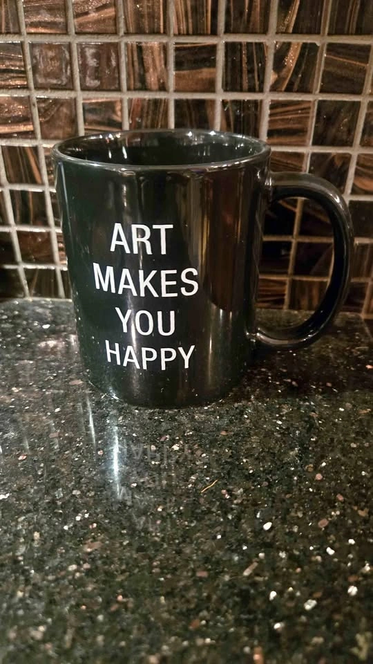 Art Makes You Happy Mug