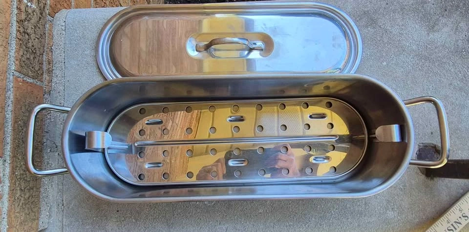 Inox Italy 18/10 Stainless Steel Fish Poacher - photo 3