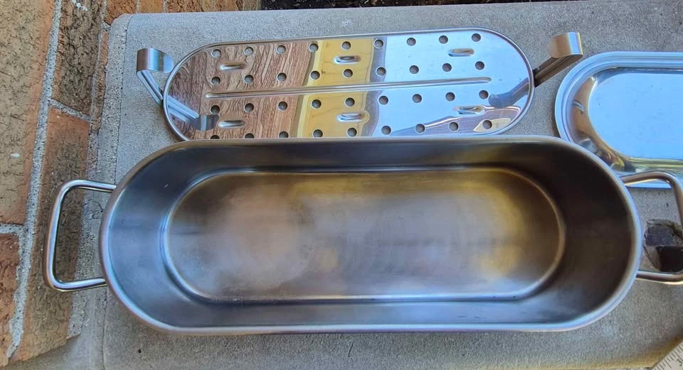 Inox Italy 18/10 Stainless Steel Fish Poacher - photo 4