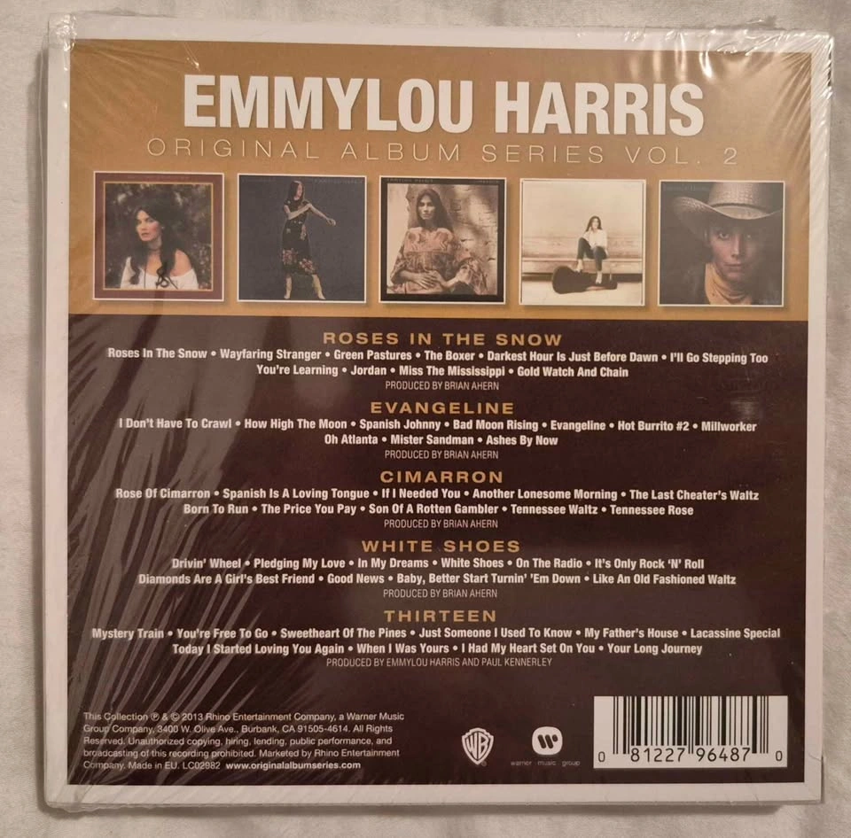 Emmylou Harris Original Album Series Vol. 2 5 CD Box Set - photo 3