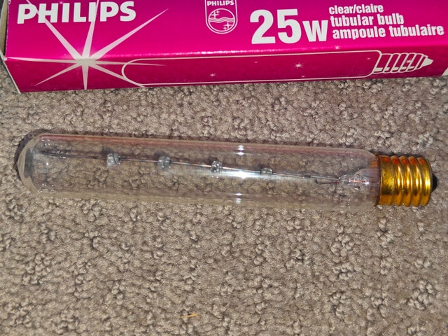 Philips 25W Tubular Appliance Light Bulb T6.5 Intermediate Base - photo 3