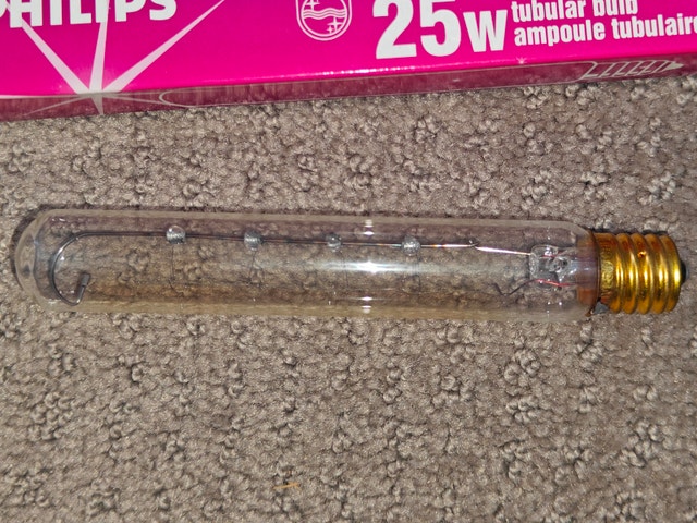 Philips 25W Tubular Appliance Light Bulb T6.5 Intermediate Base - photo 4