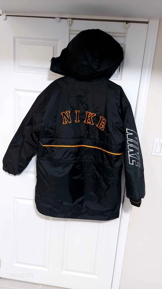 Vintage NIKE Winter Jacket-Black and Orange(Large) - photo 2