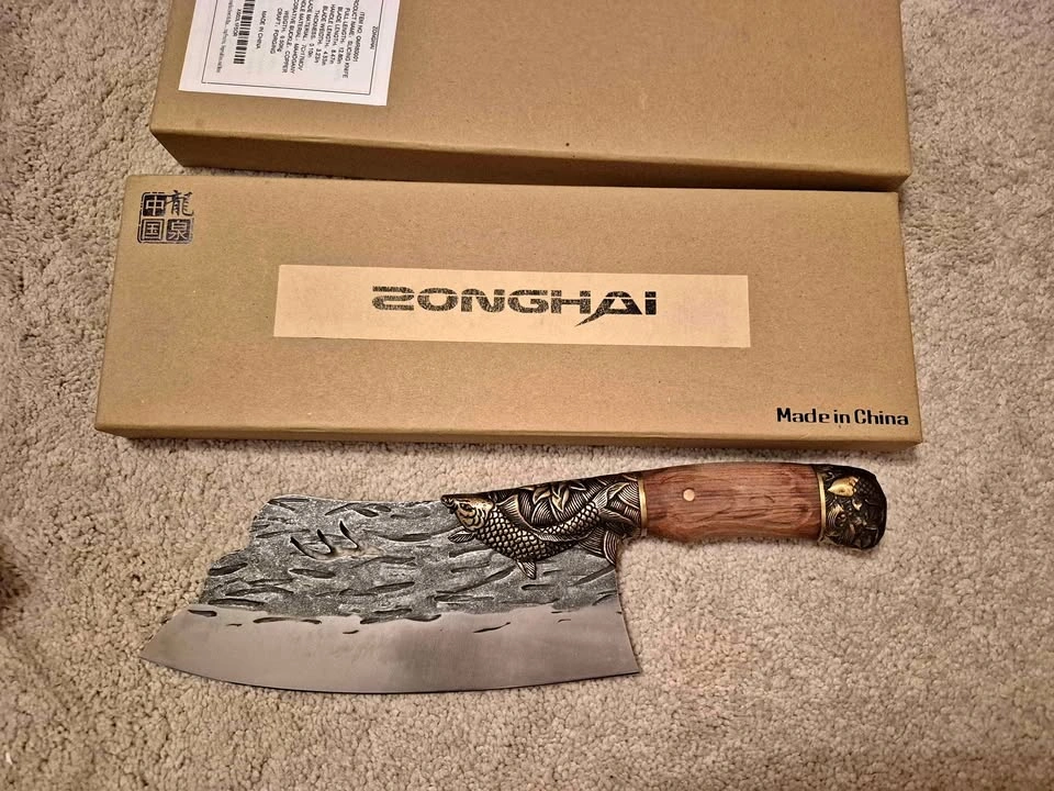 Chinese-style decorative cleaver (Skokie)