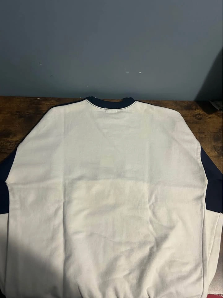 Cream blue sweater - photo 3