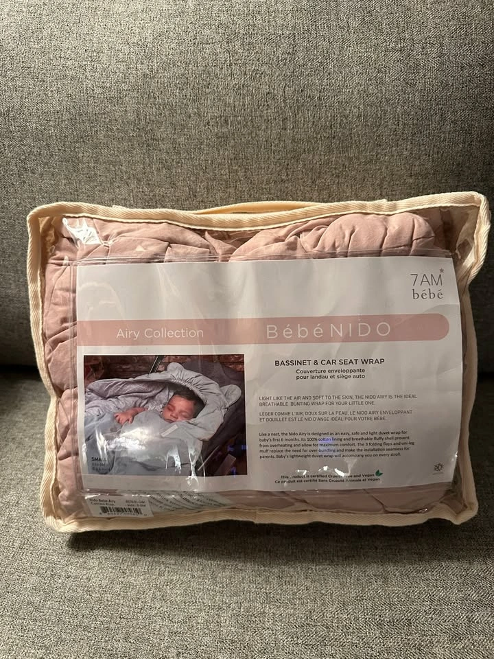 7AM Enfant Bébé NIDO Airy – Bassinet & Car Seat Wrap - photo 2
