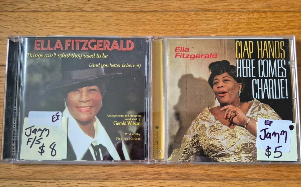 Ella Fitzgerald Jazz CDs, priced as marked (Skokie) - photo 5