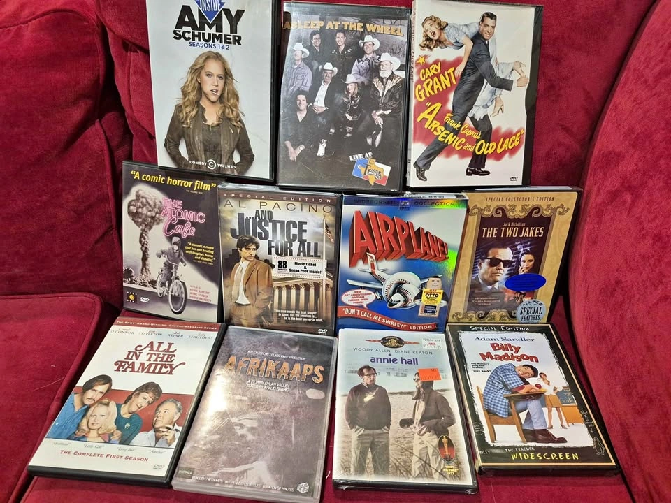 DVDs $10 each, many are new