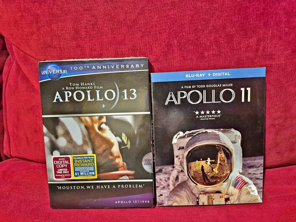 2 DVDs- Apollo 13 (new) & Apollo 11 (Blu-Ray) (Skokie)