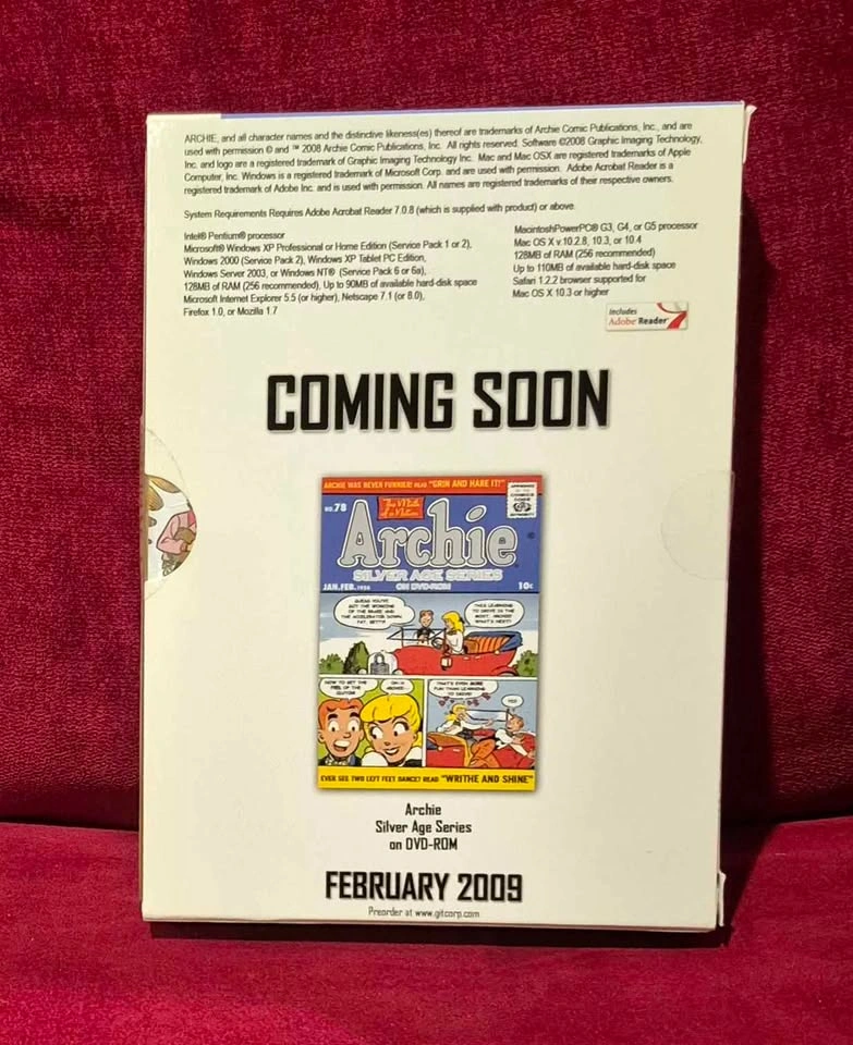 3 DVDs Archie, Betty & Veronica, & Jughead Bronze Age Series - photo 2