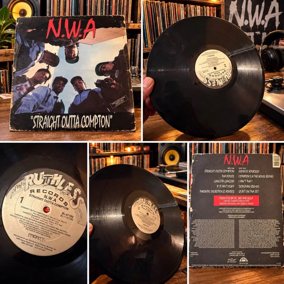 N.W.A. – Straight Outta Compton Vinyl LP – Ruthless Records - photo 2