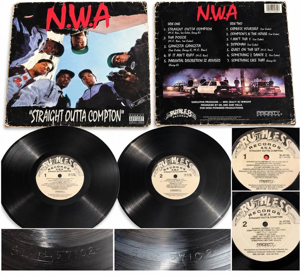 N.W.A. – Straight Outta Compton Vinyl LP – Ruthless Records - photo 4