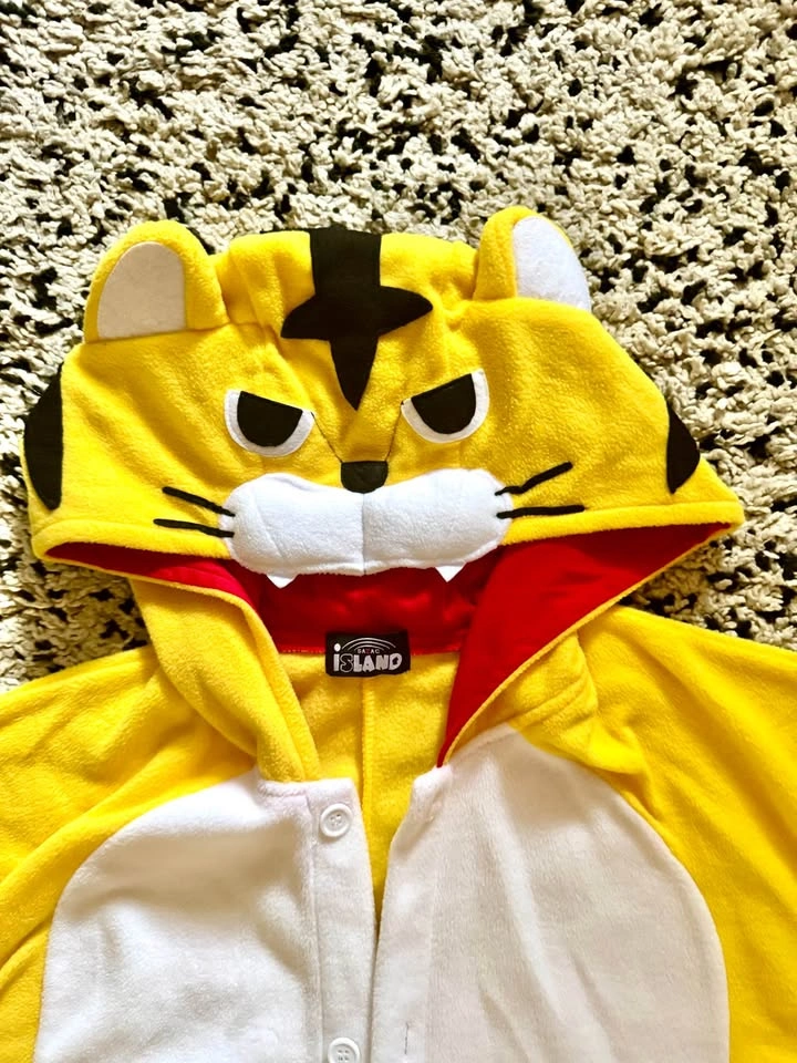 Adult Tiger onesie Halloween Costume - photo 3