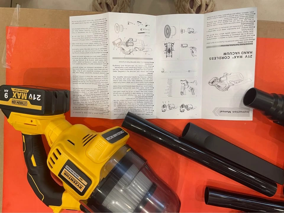 RYZENTHR 21V Cordless Handheld Vacuum Cleaner - Full Kit - photo 4