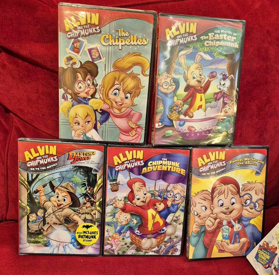 New Alvin and the Chipmunks DVDs