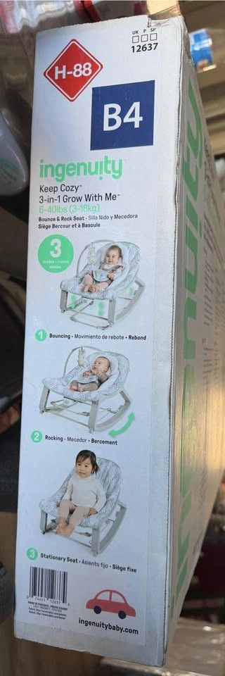 Ingenuity Keep Cozy 3-in-1 Grow With Me Bouncer & Rocker - photo 2