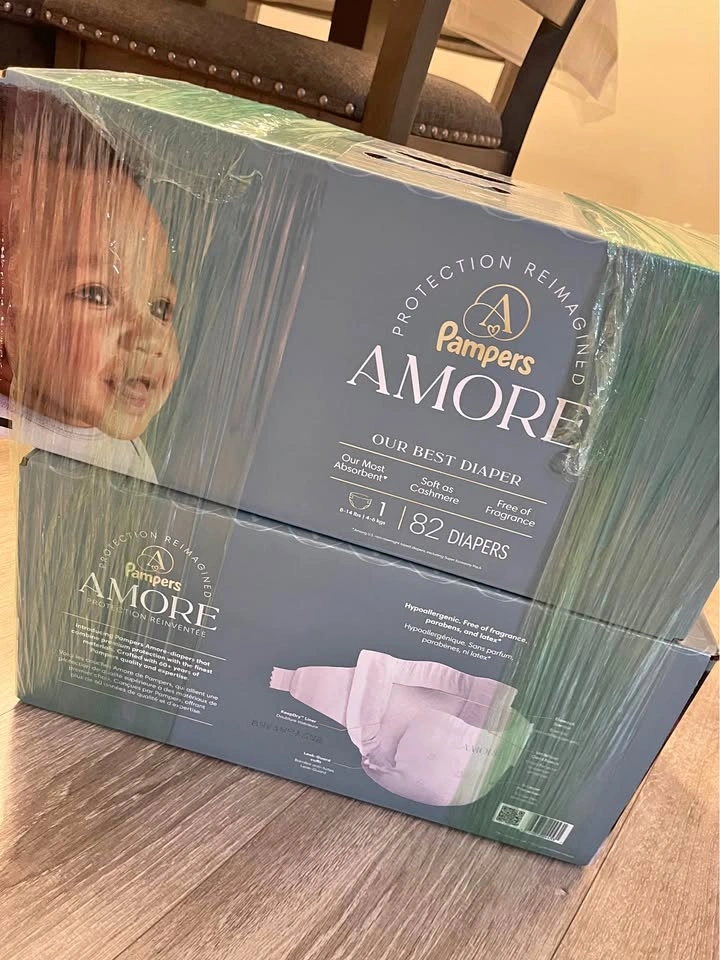 Pampers Amore Diapers Size 1- 2 Boxes