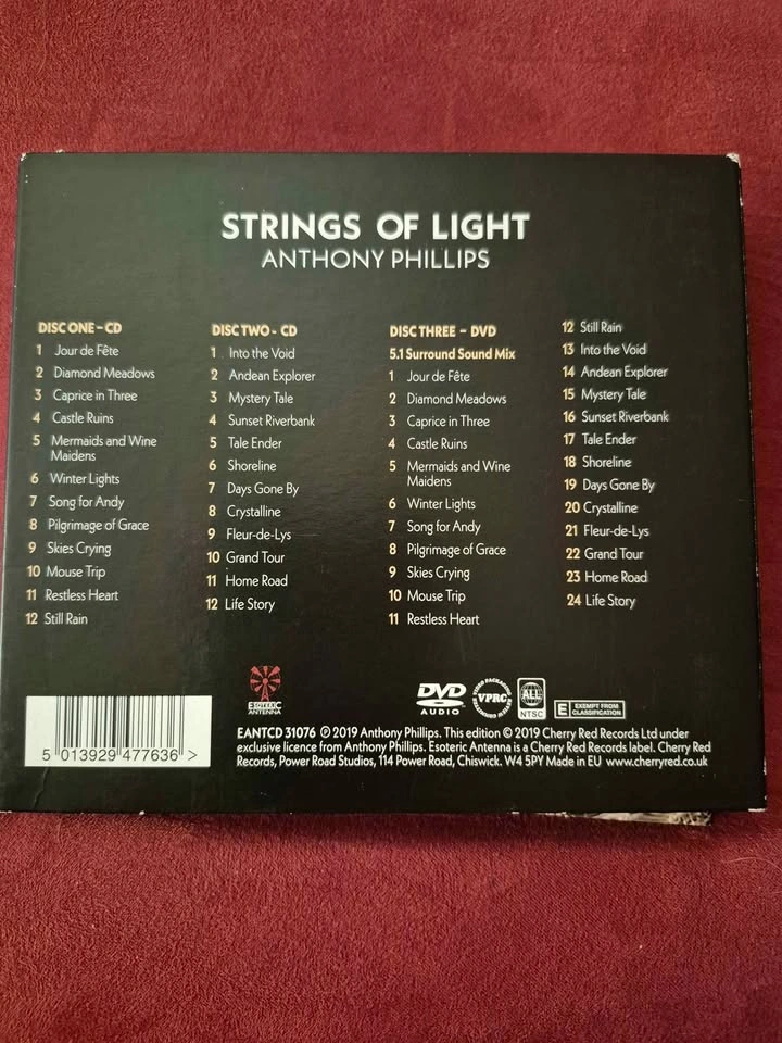 Strings of Light, Anthony Phillips, Rock/Classical CD - photo 2