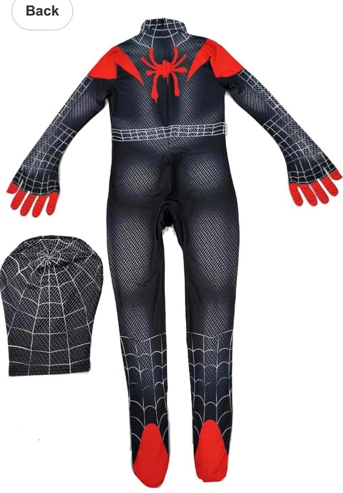 Spider-Man costume size L for kids 6 to 8 yrs