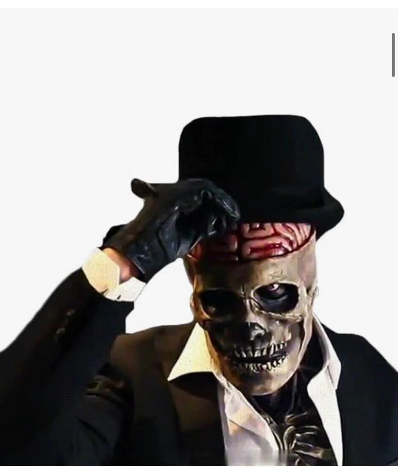 Scary full face mask with hat - photo 2