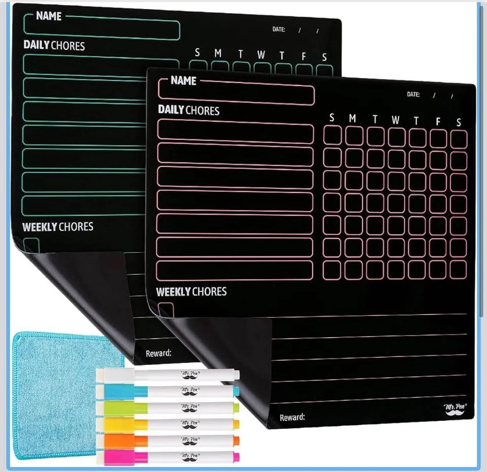 Magnetic dry erase chore board - photo 2