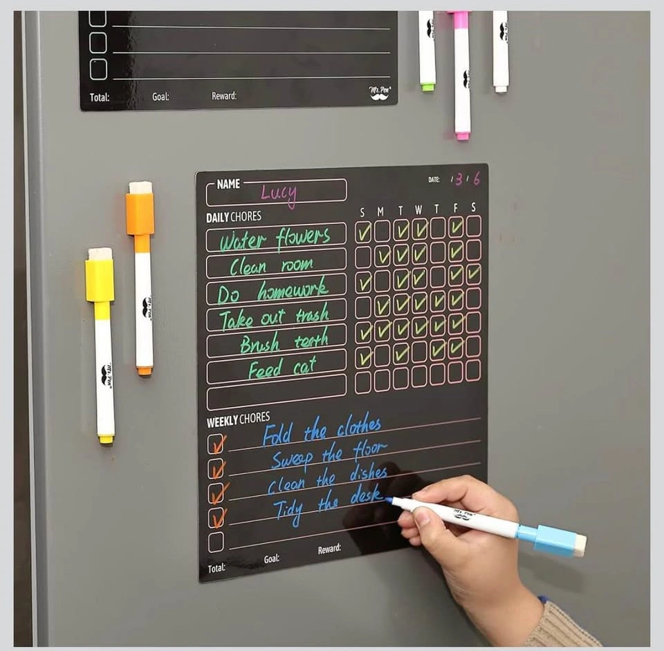 Magnetic dry erase chore board - photo 5