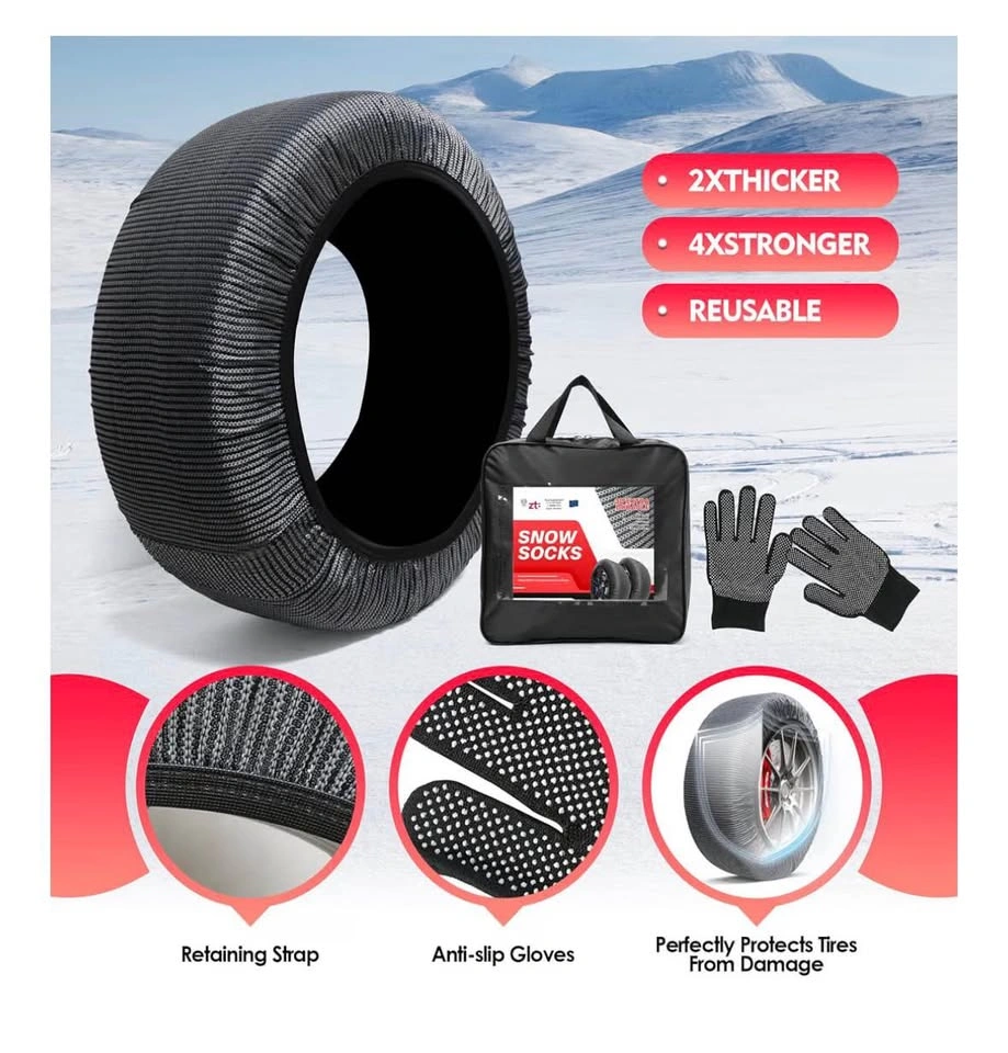 Brand New! K-Musculo Snow Socks for Tires (set of 2) - photo 3