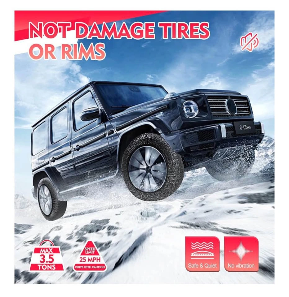 Brand New! K-Musculo Snow Socks for Tires (set of 2) - photo 4