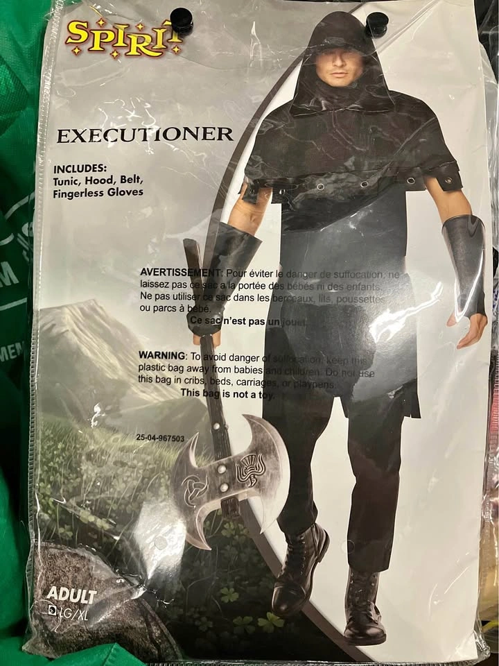 Spirit Halloween Executioner Costume