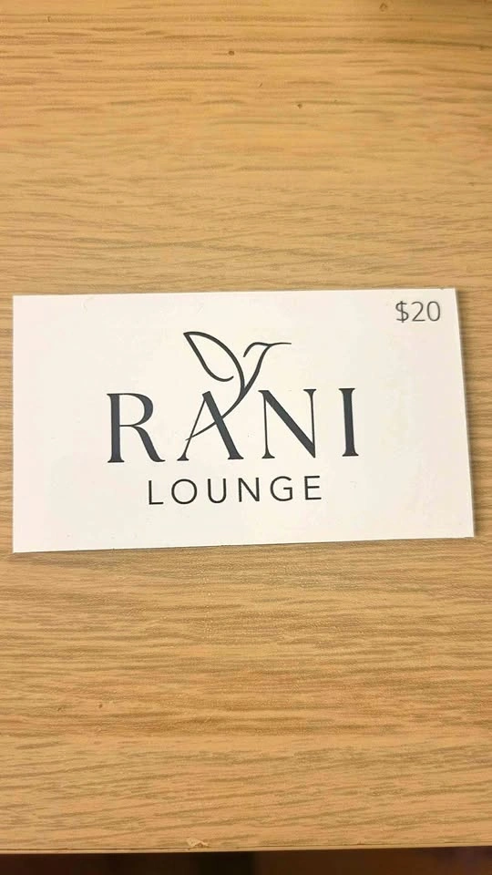 Rani Lounge $20 Gift Card