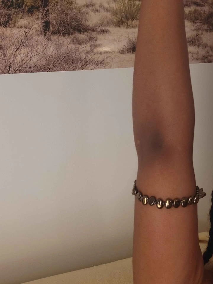 Metallic Pebble Wrap Bracelet Arm Cuff - photo 3