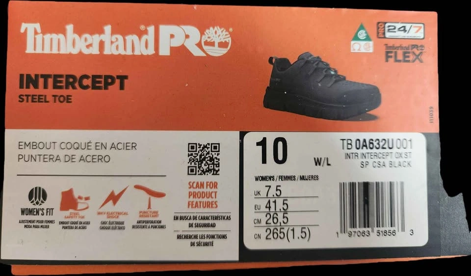 Women's Steel Toe Work Shoes (Size 10) - photo 3