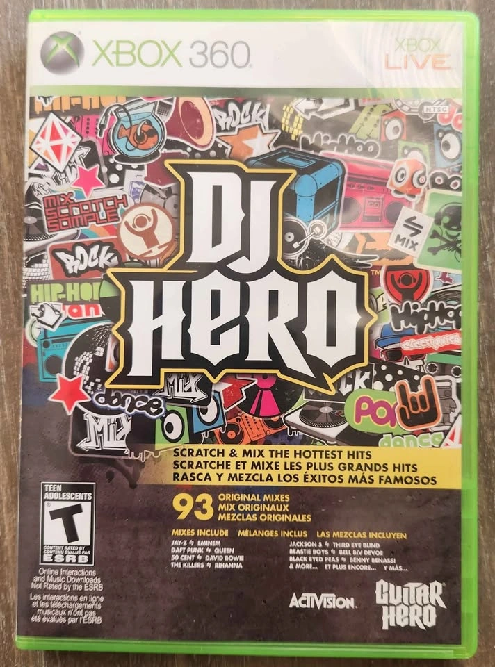 XBOX 360 DJ Hero & Turntable - photo 2