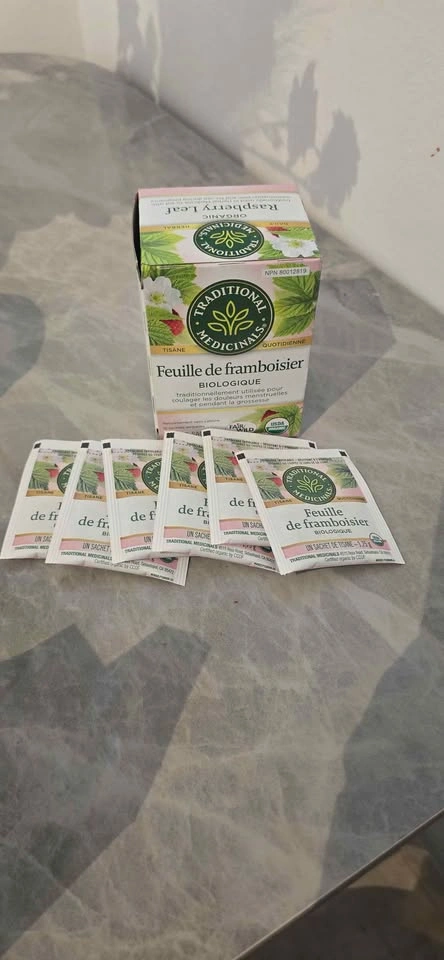 Organic Raspberry Leaf Tea — Sealed Full Pack + 6 Extra Tea Bags - photo 2