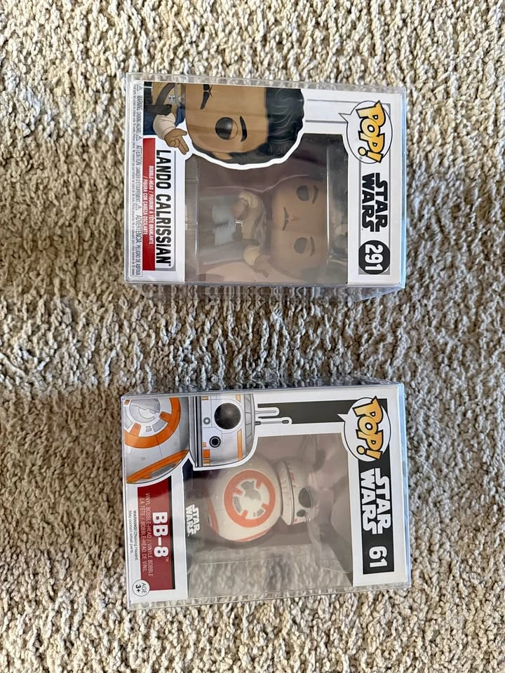 Funko Pop! Star Wars Lando Calrissian and BB-8 Figures